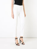 ribbed trim pants 