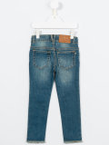 light-wash denim jeans