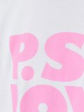 ‘P.S. I love you’印花T恤