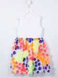 flower apploqué dress