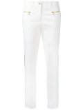 side stripe skinny trousers