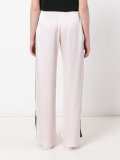 satin crepe wide-leg pants