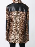 leopard print grain de poudre jacket
