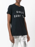Girls surf印花T恤