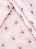 star embroidered scarf