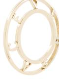 logo hoop earrings