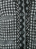 gingham plaid tweed jacket