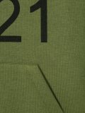logo print hoodie