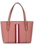 stripe detail tote