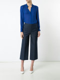 band collar blouse