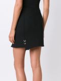 piercing detail asymmetric skirt