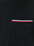 striped chest pocket T-shirt