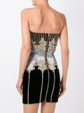 sleeveless baroque dress