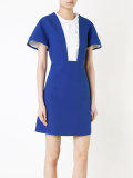 contrast dress 