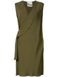 folded trim dress