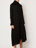 lace-up sleeve dress