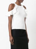 ruffle trim tank