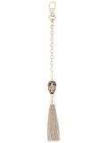 snake motif tassel keyring