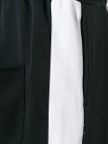 stripe-detail wide-leg shorts