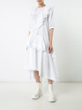 ruffled asymmetric dress