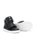 Greca strap hi-top sneakers