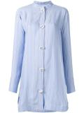 oversized button shirt dress