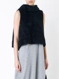 short fur vest