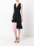 fringed detail dress