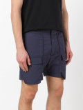 side pocket track shorts