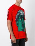 face print T-shirt