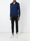 'The Regent' half-zip sweater