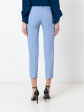 scallop edge cigarette trousers