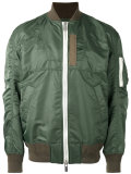 paneled bomber jacket