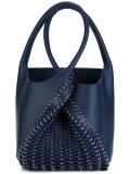 twist handle studded tote