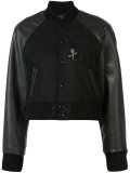 cropped varsity jacket