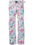 floral print ski trousers