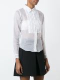 ruffle bib shirt