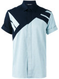 contrast panel shirt