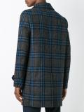 checked coat 