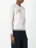 dinosaur intarsia jumper