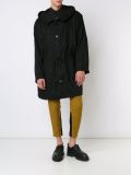 hooded trench coat