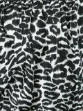 off-shoulders leopard print blouse