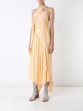 pleated panelled dkirt