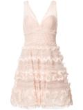V-neck flared dress