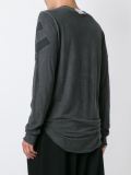patched long sleeve T-shirt