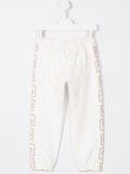 Greca rhinestone track pants