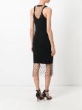 beaded mesh dress 