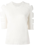 'Nobel' cold shoulder sweater