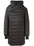 shawl collar padded coat 