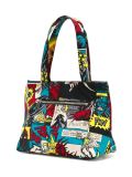 cartoon print tote 